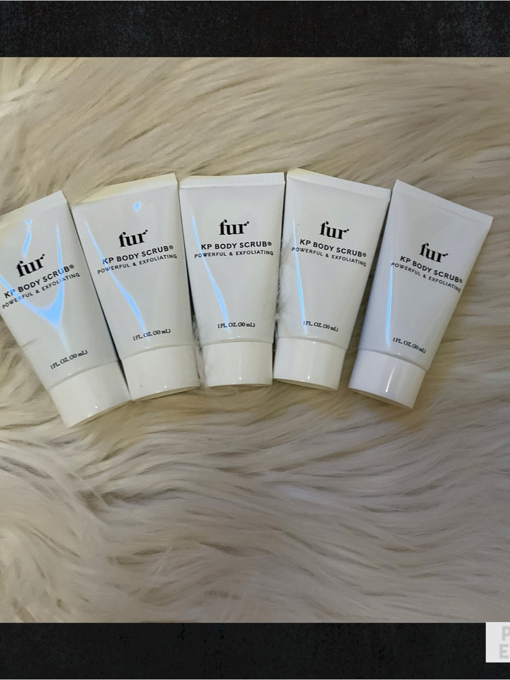 fur KP Body Scrub - New x5 Travel Size